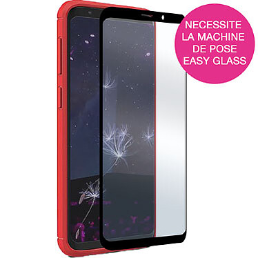 MW Verre Easy glass Case Friendly Galaxy A7 Noir