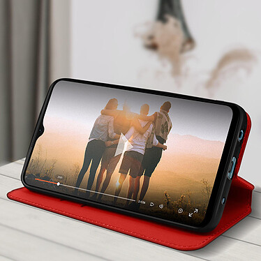 Acheter Avizar Housse pour Xiaomi Redmi A1 et A2 Clapet Portefeuille Fonction Support Vidéo  rouge