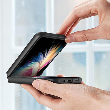 Avizar Coque pour Huawei P50 Pocket Rigide Bague de maintien Fonction support vidéo  noir pas cher