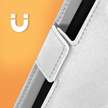 Avizar Étui pour OnePlus 11 Porte-carte Support vidéo Double Languette  blanc pas cher