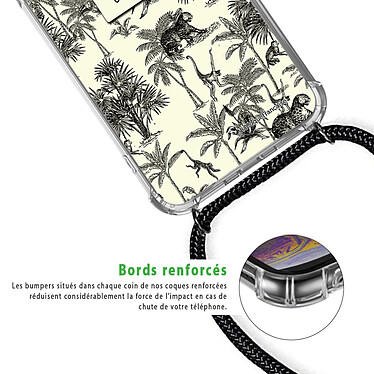 Acheter LaCoqueFrançaise Coque cordon Samsung Galaxy S20 Dessin Botanic Evasion