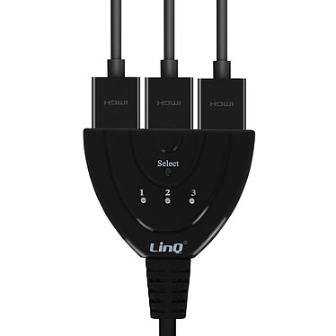 Acheter LinQ Adaptateur multiports HDMI Mâle vers 3x ports HDMI Femelle  Full HD Noir