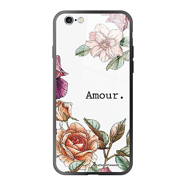 LaCoqueFrançaise Coque iPhone 6/6S Coque Soft Touch Glossy Amour en fleurs Design