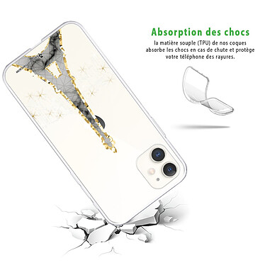 Avis LaCoqueFrançaise Coque iPhone 11 silicone transparente Motif Illumination de paris ultra resistant