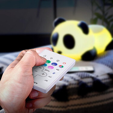 BIGBEN BTLSPANDA2 - Enceinte portable sans fil lumineuse et veilleuse Panda pas cher
