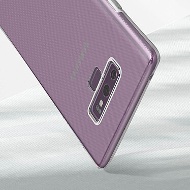 Avis Avizar Coque Samsung Galaxy Note 9 Silicone Souple Film Verre Trempé 9H Transparent