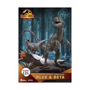 Acheter Jurassic World : Le Monde d'après - Diorama D-Stage Blue & Beta 13 cm