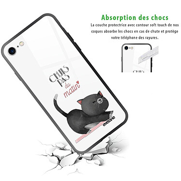 Avis Evetane Coque iPhone 7/8/ iPhone SE 2020/ 2022 Coque Soft Touch Glossy Chuis pas du matin Design