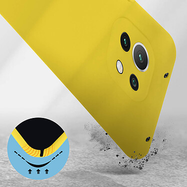Avis Avizar Coque pour Xiaomi Mi 11 Lite Silicone Semi-rigide Finition Soft Touch Fine jaune
