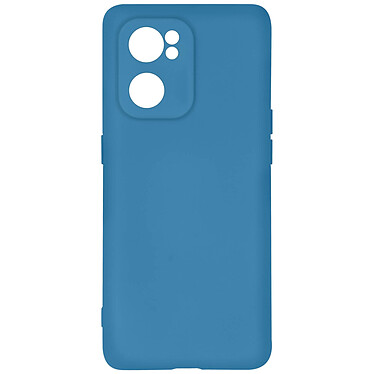 Avizar Coque pour Oppo Find X5 Lite Silicone Semi-rigide Finition Soft-touch Fine  Bleu