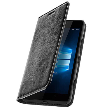 Avizar Etui à clapet pour Microsoft Lumia 950 avec Rangement et fonction support  noir