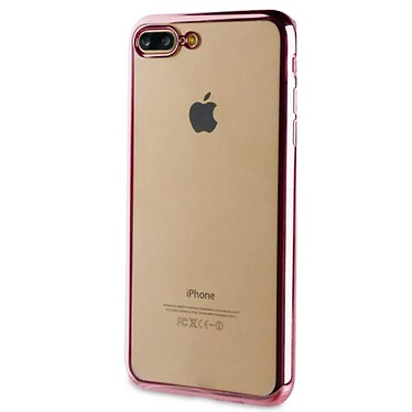 Muvit Coque pour iPhone 6 Plus / 6S Plus / 7 Plus / 8 Plus Bling en TPU Dorée