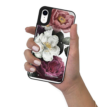 Acheter LaCoqueFrançaise Coque iPhone XR miroir Fleurs roses Design