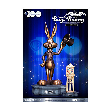 Looney Tunes 100th anniversary of Warner Bros. Studios - Statuette Master Craft Bugs Bunny 46 c