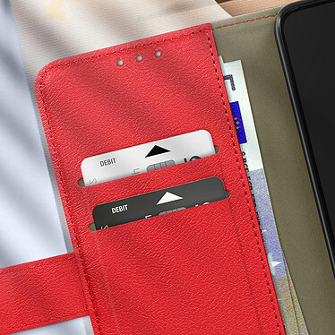 Acheter Avizar Étui pour Samsung A05s Clapet Portefeuille Support Vidéo Rouge