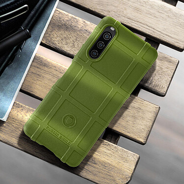 Avis Avizar Coque pour Sony Xperia 10 V Silicone Antichoc Motif en relief  vert kaki