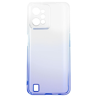 Avizar Coque Realme C31 Design dégradé Silicone gel Souple Ultra-fine Sur-mesure  Bleu