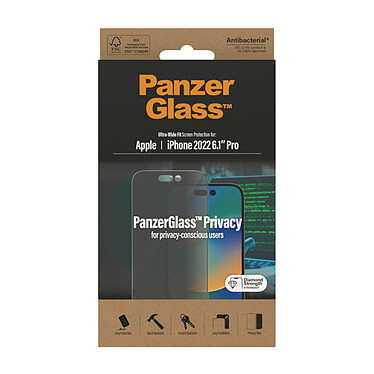 Acheter PanzerGlass Verre de protection Privacy pour iPhone 14 Pro