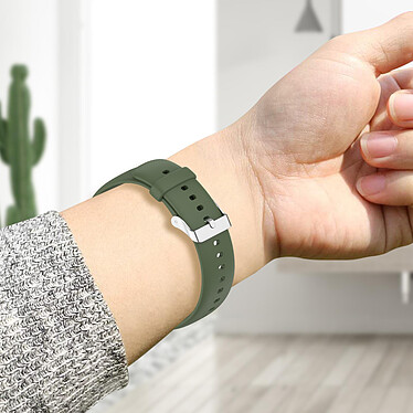Acheter Avizar Bracelet pour Huawei Watch 3 Pro Silicone Souple Kaki