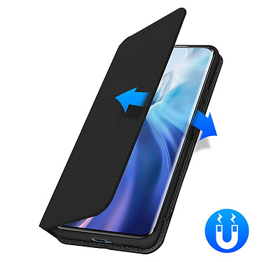 Avizar Housse Xiaomi Mi 11 5G Étui Folio Portefeuille Fonction Support noir pas cher