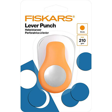 Acheter FISKARS Perforatrice à levier M 'cercle' 25 mm Blanc / orange