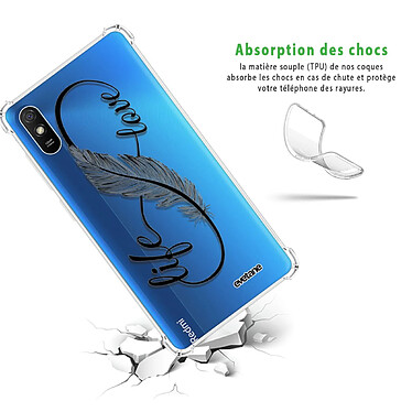 Avis Evetane Coque Xiaomi Redmi 9A anti-choc souple angles renforcés transparente Motif Love Life