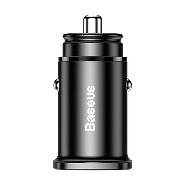 Baseus Chargeur Allume Cigare 5A Charge Rapide USB/USB Type C Noir