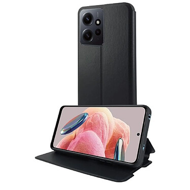 Myway Étui Folio pour Xiaomi Redmi Note 12 4G Fonction Stand Noir