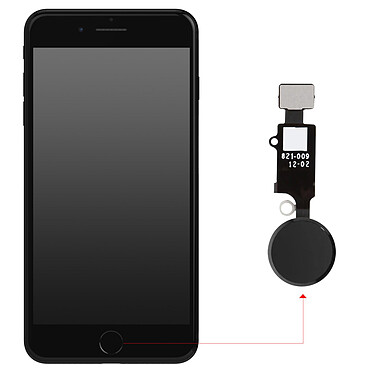 Acheter Clappio Bouton Home pour iPhone SE 2020, 8 Plus, 8, 7 Plus et 7 Noir