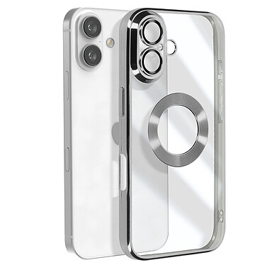 Avizar Coque Série Glam pour iPhone 16 Antichoc Argent