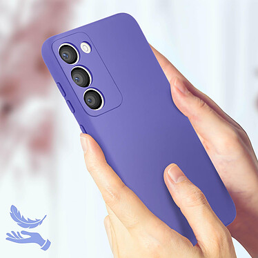 Acheter Avizar Coque pour Samsung Galaxy S23 Silicone Semi-rigide Finition Douce au Toucher Fine  Violet
