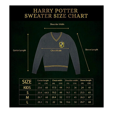 Harry Potter - Sweat Hufflepuff  - Taille S pas cher