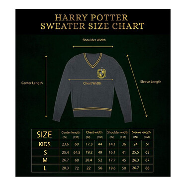 Harry Potter - Sweat Hufflepuff  - Taille L pas cher