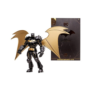 DC Multiverse - Figurine Batman (Hellbat) (Knightmare) (Gold Label) 18 cm pas cher