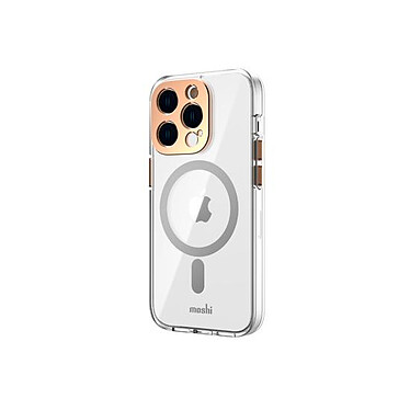 Moshi iGlaze Compatible avec le MagSafe pour iPhone 14 Pro Or pas cher