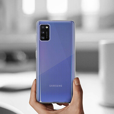 Avis Avizar Coque Samsung Galaxy A41 Silicone Souple et Film Verre Trempé 9H noir