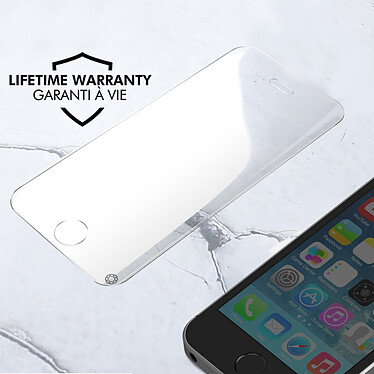 Acheter Force Glass Verre Trempé pour iPhone 5, 5C, 5s et SE 2016 Dureté 9H+ Garantie à vie  Transparent