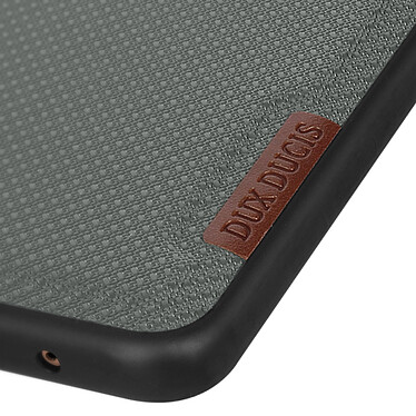 Avis Dux Ducis Coque pour Xiaomi Redmi Note 10 Pro Rigide Dos Tissu Série Fino Gris