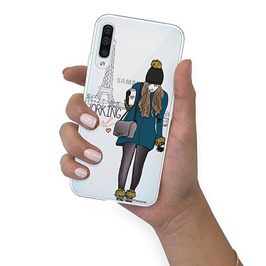 LaCoqueFrançaise Coque Samsung Galaxy A70 360 intégrale transparente Motif Working girl Tendance pas cher