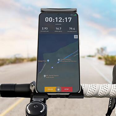 LinQ Support 360°  pour Smartphone et Tablette : Vélo, Trottinette, Appui-tête pas cher