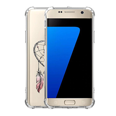Avis Evetane Coque Samsung Galaxy S7 anti-choc souple angles renforcés transparente Motif Attrape coeur