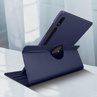 Avis Avizar Housse pour Samsung Galaxy Tab S8 Ultra Clapet Support Rotatif 360°  Bleu