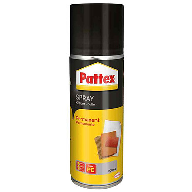 PATTEX Bombe 200ml Spray Colle Permanente avec Solvant