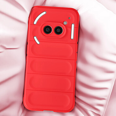 Avis Avizar Coque pour Nothing Phone 2a Antichoc Silicone Motif texturé 3D Rouge