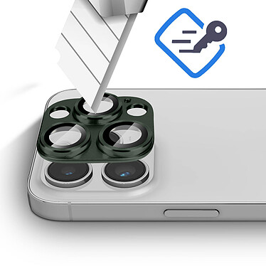 Avis Avizar Film Caméra pour iPhone 14 Pro et 14 Pro Max Verre Trempé + Alliage d'Aluminium  Vert Foncé