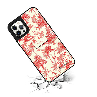 Avis LaCoqueFrançaise Coque iPhone 12/12 Pro miroir Botanic Amour Design