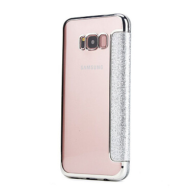 Acheter Evetane Etui Samsung Galaxy S8 Plus de protection avec paillettes couleur Argent et coque arrière en silicone