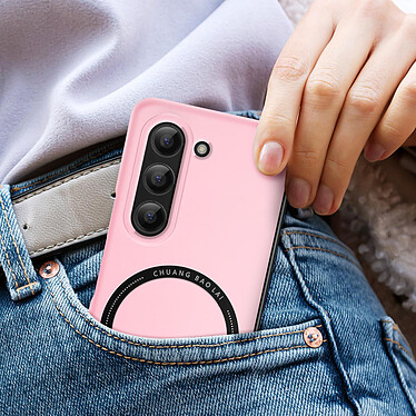 Acheter Avizar Coque MagSafe pour Samsung Galaxy Z Fold 5 Rigide Design Fin  Rose