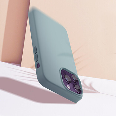 Avis Moxie Coque pour iPhone 14 Pro Max Hybride Semi-rigide Fine Légère Intérieur Doux  pin vert