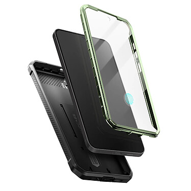 Supcase Coque Intégrale pour Samsung Galaxy S24 Antichoc avec Béquille Kaki